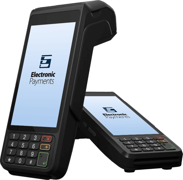 A countertop payment terminal